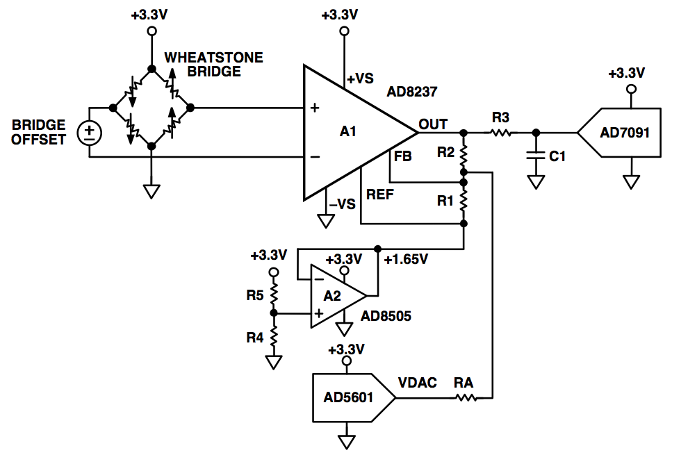 Nulling bridge sensor offsets - figure 1